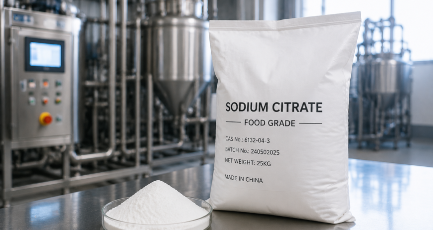 What is sodium citrate and how it is produced from citric acid