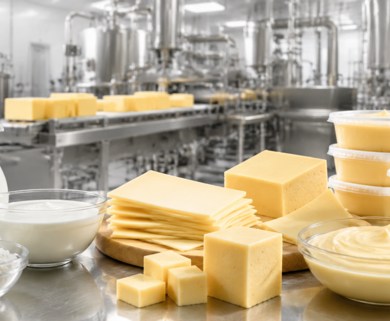 Sodium citrate applications in dairy manufacturing with processed cheese and dairy products