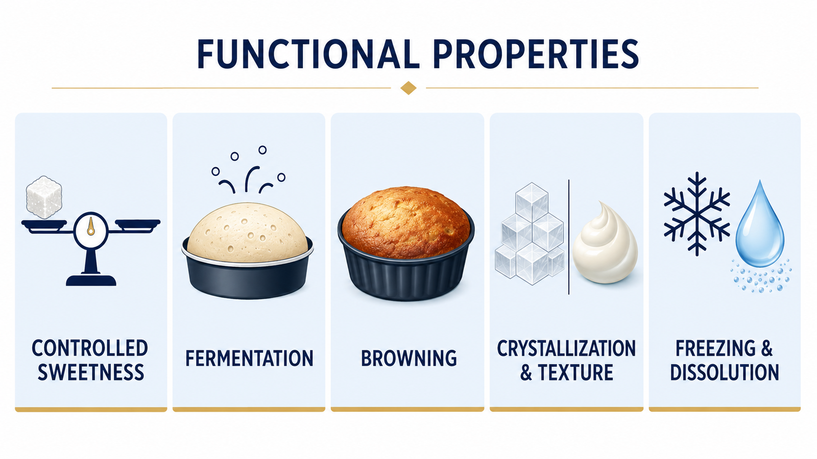 Functional properties of dextrose monohydrate in food manufacturing