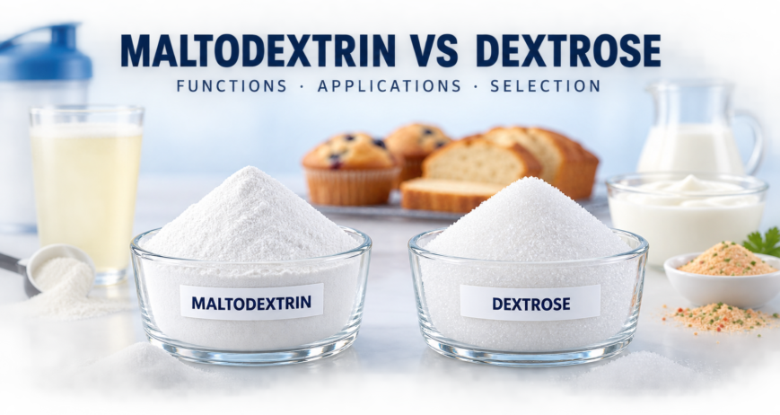 Key differences between maltodextrin and dextrose in composition, DE value and food functions