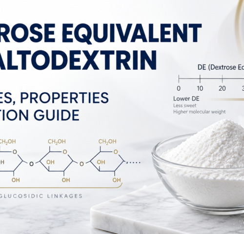 Dextrose equivalent in maltodextrin DE value and selection guide