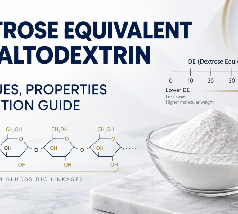 Dextrose equivalent in maltodextrin DE value and selection guide