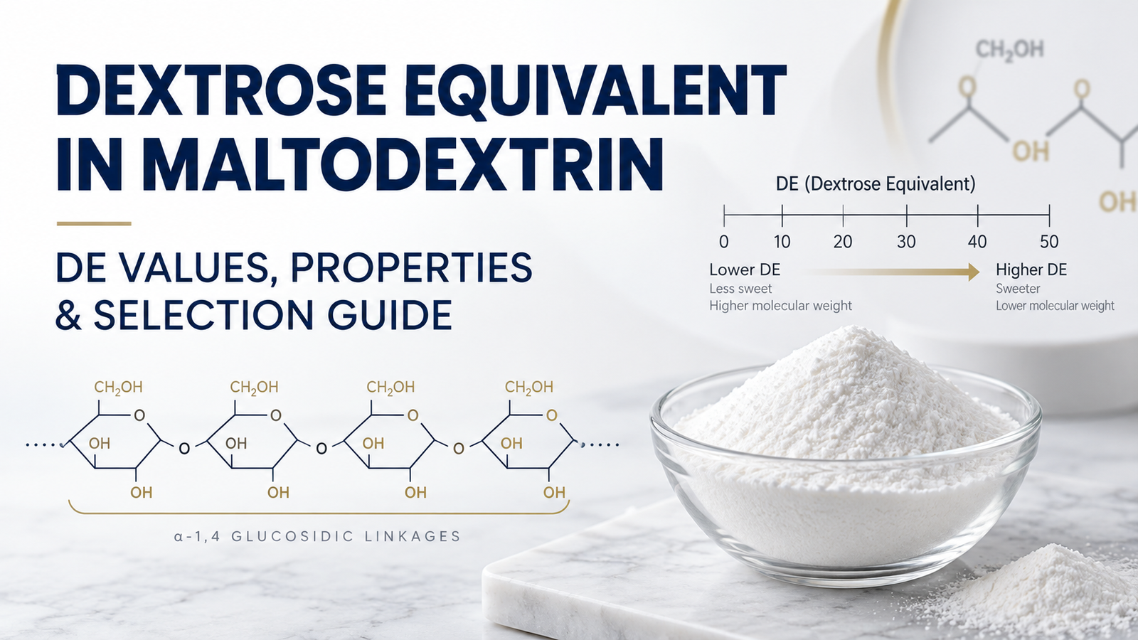 Dextrose equivalent in maltodextrin DE value and selection guide