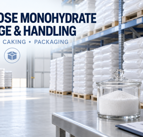 Dextrose monohydrate storage and handling guide for food manufacturers