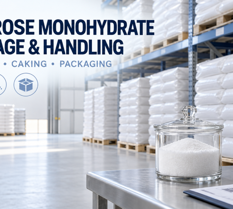 Dextrose monohydrate storage and handling guide for food manufacturers