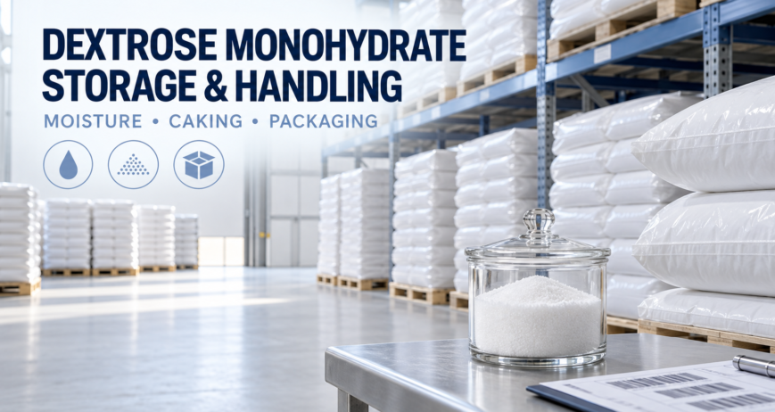 Dextrose monohydrate storage and handling guide for food manufacturers