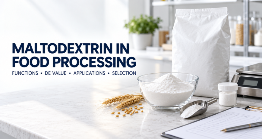 Maltodextrin in food processing functions DE value applications and selection guide